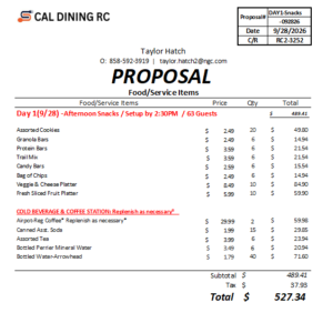 (09/28/26) Proposal# DAY1-Sanacks-092826