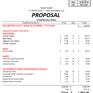 (09/30/26) Proposal# DAY3-Lunch-093026