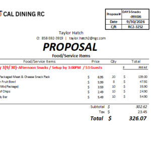 (09/30/26) Proposal# DAY3-Snacks-093026