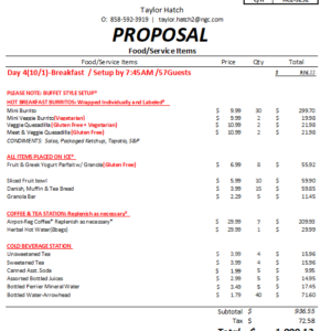 (10/01/26) Proposal# DAY4-Breakfast-100126